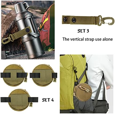 2 Пакувајте мали додатоци за торбичка со мол, професионална воена опрема за ЕДЦ, тактичка торба како тастатура за чанти за монети, паричник