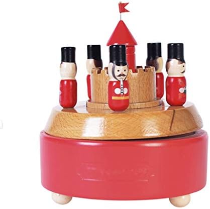 Дуба орев ротирачки бука музичка кутија роденденски мебел за украсување креативен подарок музички кутија