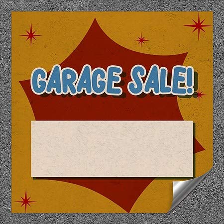CGSignLab | Продажба на гаража -Носталгија пукна Тешки индустриски самолепливи алуминиумски wallидови | 36 x36