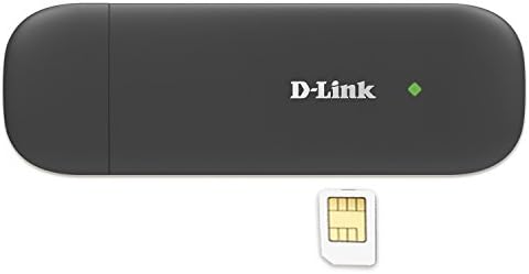 D-Link DWM-222 4G LTE КЛАСА 3 USB Адаптер Со Интегрирана Антена За Windows XP/Vista/7/8, Mac Os X 10.5-Црна