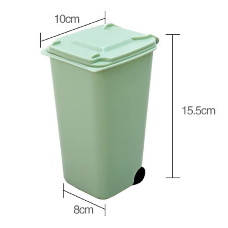 Haалеи мини отпад за отпадоци кутија за складирање домашна контејнер за контејнери за контејнери за ѓубре може да се заниша чистење на чистење