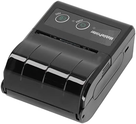 Печатач за термичка етикета, печатач за прием на Bluetooth 200DPI Решение за печатење Контрола на паметен телефон Преносен компактен со USB кабел