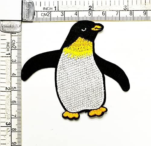 Кленплус 3 парчиња. Пингвин Птица Железо На Закрпи Пингвин Симпатична Цртан Филм Деца Моден Стил Везени Мотив Апликација Декорација