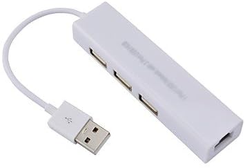 480Mbps hi-Speed ​​USB2.0 3Port Hub+1Port USB мрежа USB2.0/1.1 е универзален, бел
