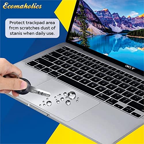 Ecomaholics Laptop Touch Pad Заштитник Покритие За HP Chromebook x360 11 G2 EE 11.6 инчен Лаптоп, Транспарентен Песна Рампа Заштитник Кожата