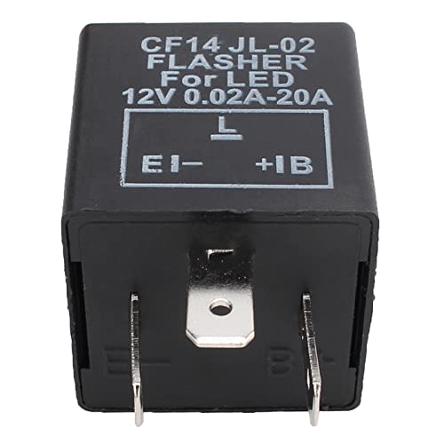 AutoKay 3 пин CF14 EP35 Електронско реле за флашир се вклопува за LED сигнални сигнали за сигнали за сигнали за сигнали за сигнали