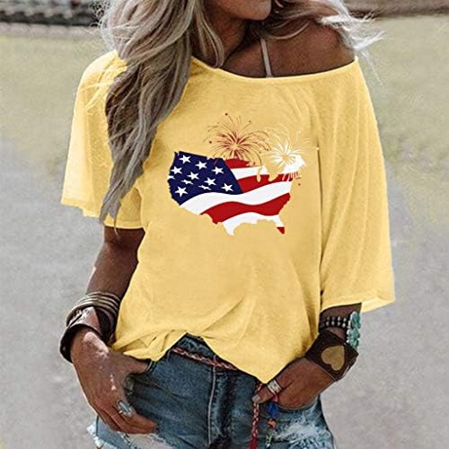 Aodong Top For Women Casul, писмо печатено лабава маичка со краток ракав за кратки ракави o вратот врвови летни обични блузи Туника врвови