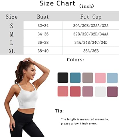 Everyrysea omensенски Longline Sports Sports Bra Paded Yoga Thruick Took Chork Tops Tops Trappy Camisole Fitness Builds