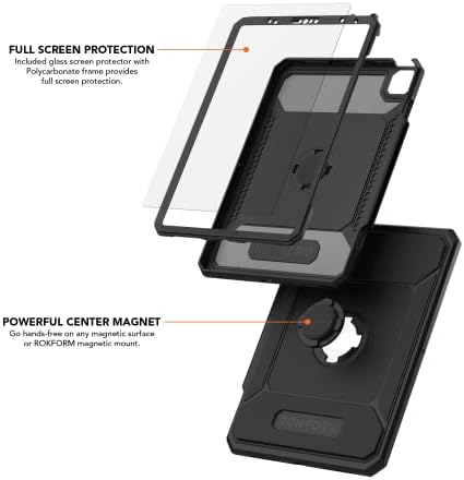 RokForm - Rugged ipad Case + Kickstand & Grip