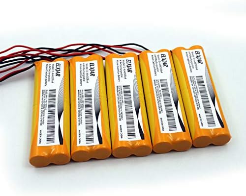 elxjar 4.8 V 600mAh Ni-CD Батерија Пакет Замена За Unitech Двојна Лајт 0120859, Сите Се Вклопуваат E1021R ЛИТОНИЈА D-AA650Bx4,