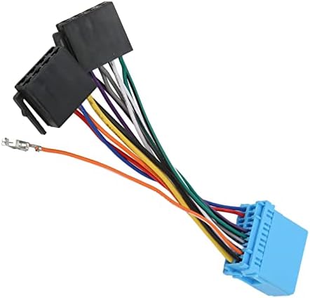 Стерео жици за прицврстување, конектор за прицврстување на жицата, жица за замена на кабел за адаптер за кабел за кабел за автомобил стерео ISO