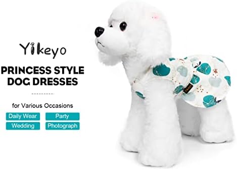 Yikeyo Dog Casue Puppy Облека за мали кучиња Девојче јорки Чихуахуа принцеза чипка туту здолниште Доги фустани куче лето облека облека