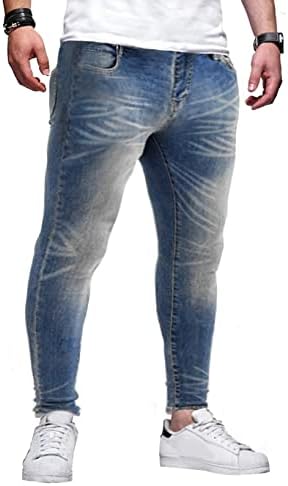Pantsирр Менс Обични џогери Панталони - памук влечење со панталони со карго панталони за пешачење на отворено, патеки за џогирање џемпери панталони
