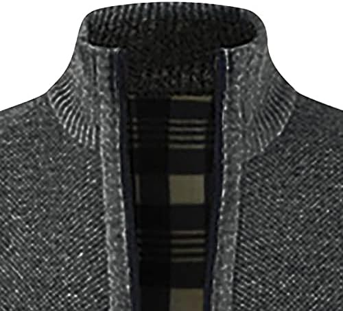 Dudubaby осветли џемпер за mensautumn и зимска мода лабава кардиган топол џемпер со јакна со качулка
