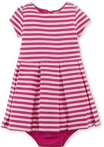 Ралф Лорен Бебе девојки 2-парчиња плетени шарени фустани сет розово/бело