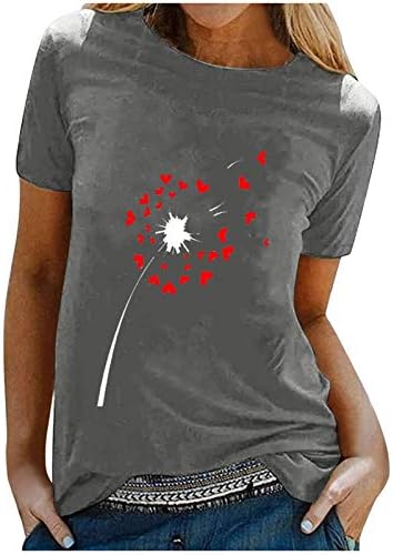 Scuentionенски смешни секси големи гради 3Д кошула за печатење екипаж на кратки ракави маица маица лабава обична забава маица блуза