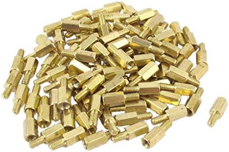 Завртки WSFS HOT 100 PCS M3 MALE MALE FEMALE HEX HEX STAIN-OFF PCB SPAGER столб 8мм