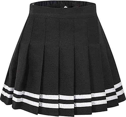 Shoying Girls Womensенски плетенско здолниште Училиште униформа мини здолништа, големина 2 години - САД 2xl