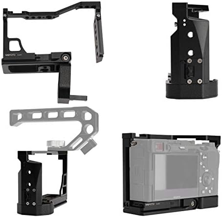 Плочата за монтирање на кафез Wepoto A7C Промовирајте ја камерата за заштита на влечење без страдање абразија за Sony A7C