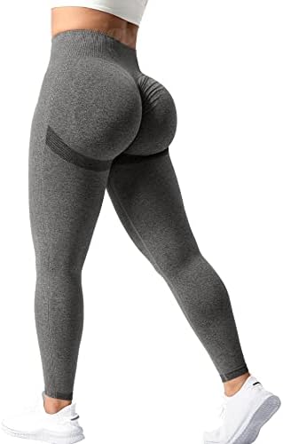 Voyjoy Womenените измачуваат задник Подигнување беспрекорни хеланки на јога со високи панталони за половината