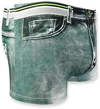 Менс боксери долна облека модни шорцеви Машки печатени тексас секси боксерски панталони џебни атлетски долна облека брифинзи