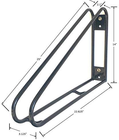 Вертикална велосипедска решетка за велосипеди Velo Dock - Вертикална решетка за заштеда на простор за гаража или комерцијална употреба - Едноставно