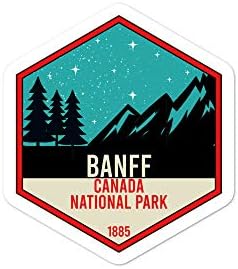 Налепница за налепница на Национален парк Банф Деклар 3 '' до 5,5 ''