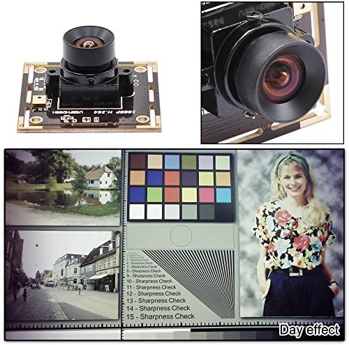 Elp Sony IMX323 Сензор Мини НИСКО Светло ШИРОК АГОЛ USB Камера Модул со 100degrese Без Изобличување Објектив HD 1080p 0.01 LUX USB2. 0