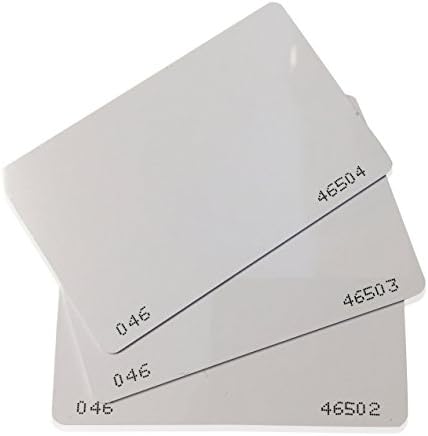 25 компјутери 26 битни CR80 картички Weigand Prox празно печатење картички за печатење компатибилни со читатели на формати Isoprox