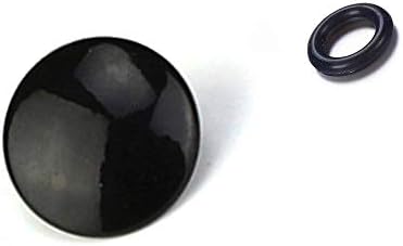LXH 1PCS Црно Конвексно Метално Копче За Меко Ослободување Допир Со Прст Одговара На Секое Стандардно Ослободување Со Нишки За FUJIFILM