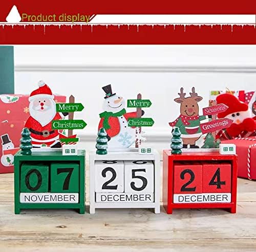 Божиќна декорација божиќна декорација одбројување календар домашна работна површина креативен дом внатрешни работи канцелариски
