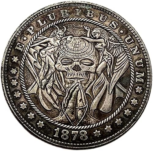 1878 Скитници Монети Месинг Стари Сребрени Медали Играат Бакар Сребрени Монети Комеморативни Магични Монети