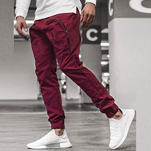 Панталони од Diyago за мажи повеќе џебни ефтини панталони трендовски најдобри стилски удобни панталони модни случајни џогер тенок фит панталони