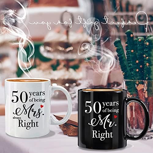 50-Годишнината Кафе Кригла Во Собата, Педесетгодишнината Идеален Подарок За Годишнината Свадба Роденден Денот На Вљубените Божиќ,