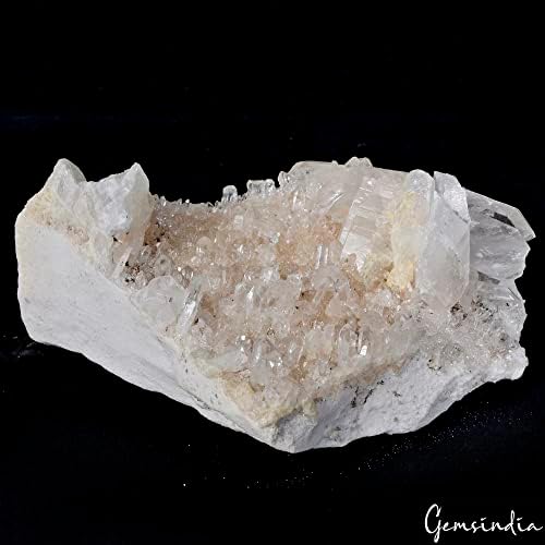 Gemsindia 1390 gms Огромна природна кварц геодеста кластерска кристална заздравување суров минерален примерок
