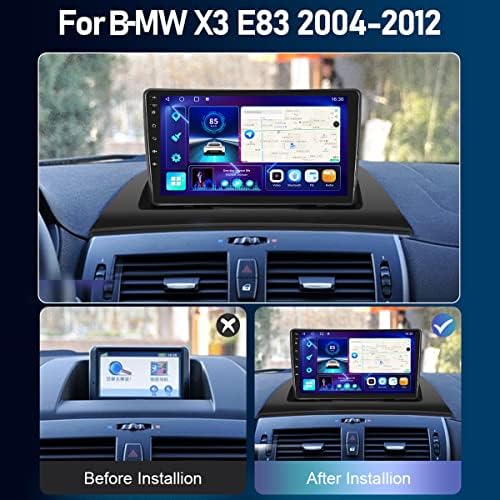 WOOYI 9 Инчен Android 10.0 Автомобил Радио IPS Екран НА Допир ДВД Автомобил Мултимедијален Видео Плеер ЗА B-MW X3 E83 2004-2012 Bluetooth Gps