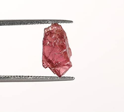 Природна груба африканска сурова африканска црвена гарнет 3,85 КТ заздравувачки кристал