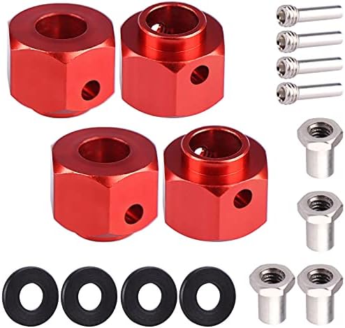 Aimrock Aluminum 12mm Hex Extended Wheel Hubs 12 mm Offset Spacters Надградби за 1/10 TRX4 TRX6 RC Crawler Truck