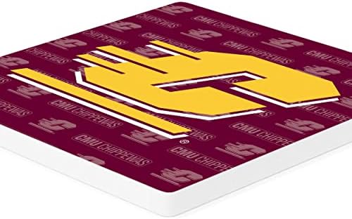 Централниот Универзитет Мичиген Боја Лого 4 х 4 Абсорбента Керамички Подлоги Пакет од 4