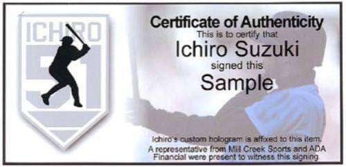 Ichiro Suzuki Autographed Official 2001 All Star Game Baseball Seattle Mariners „Roy/MVP“ е холо акции 190509 - автограмирани