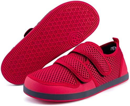 Чевли за одење со лак за поддршка жени жени широки ширина дијабетични чевли нула капки