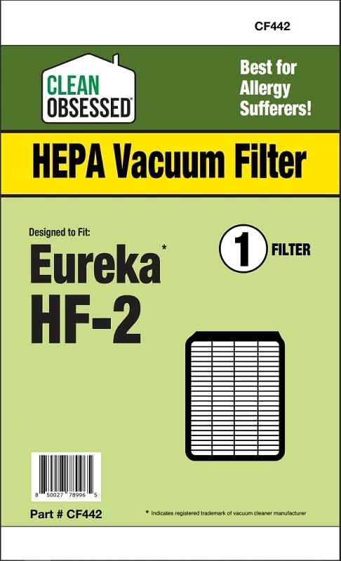 Чиста опседнато замена за филтерот Eureka HF-2