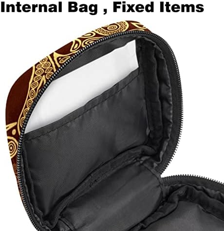 Womenените санитарни салфетки влошки за чанти дами менструална чаша торбичка девојки преносен период тампон торба за складирање апстрактна