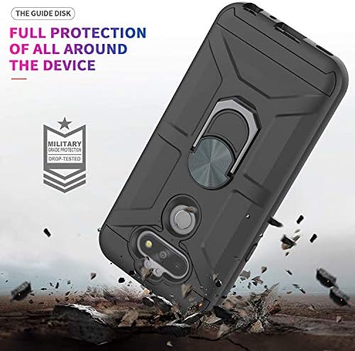 TJS компатибилен со LG K31 Rebel Phone Case, LG Aristo 5, LG Aristo 5 Plus, LG Phoenix 5, LG K31, LG K8X, [Заштитник на целосна покриеност на