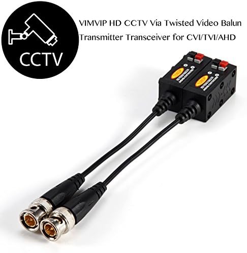 VIMVIP 1080P AHD/HD-CVI/TVI/CVBS Пасивно HD VIDEO BALUN TRANSMITER 4 PARES