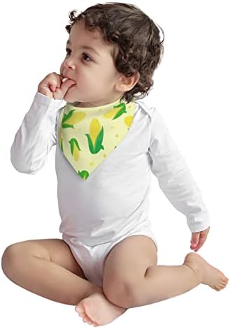 Аугенстерн Памук Бебешки Лигавчиња Зелена Вкусна Пченка Бебешка Бандана Лигави Лигавчиња За Заби Лигавче За Храна