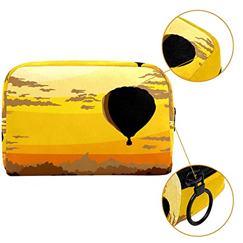 Торба За Тоалет Козметичка Шминка За Патување Организатор Торбичка За Миење Торбичка Со Патент Балон Со Топол Воздух Позадина
