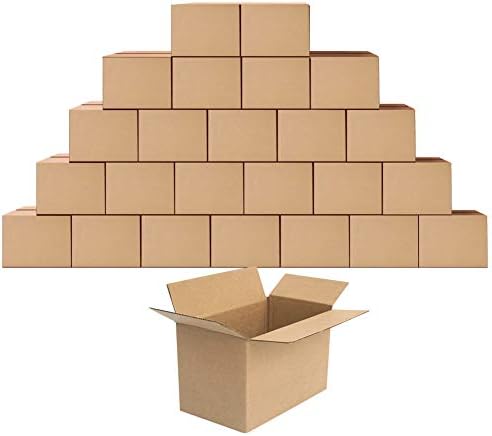 Мали превозни брановидни кутии 11x6x6 инчи Mailers Пакување картонски картони за пренесување на кутии за поштенски кутии од 25 пакети