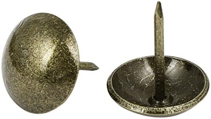 Метални нокти на домаќинството AEXIT, завртки и сврзувачки елементи за реновирање на куполи со глава, бронзен тон од 19мм ореви и завртки