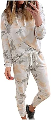 QXDLDHT Fashionенски мода есен и зимски печатени долги ракави вратоврски со лежерен костум Шерпа пуловер дуксери за џемпери меки